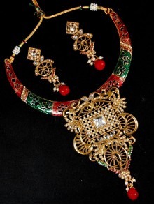 Polki Mukut Set